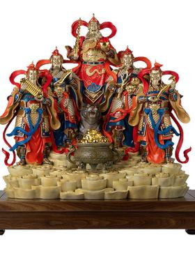 铜师傅铜摆件《五路财神》