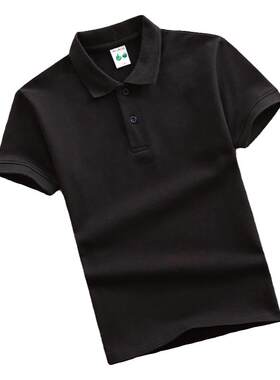 儿童纯白色短袖纯棉团体服