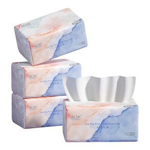 蓝漂30包抽纸家用实惠装大包卫生纸餐巾面巾纸擦手厕纸304张整箱