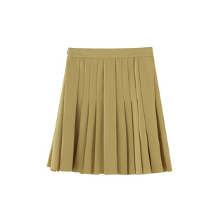 特别垂的百褶裙设计感小众复古高腰显腿长防走光裙裤女a字半身裙