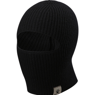 卡尔美巴拉克拉法帽男士毛线帽冷帽保暖针织头套防风护脸面罩冬季