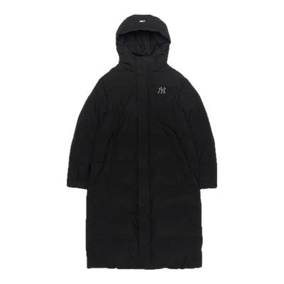 MLB官方 男女情侣防水防泼水连帽保暖长款羽绒服25冬季新款DJB11