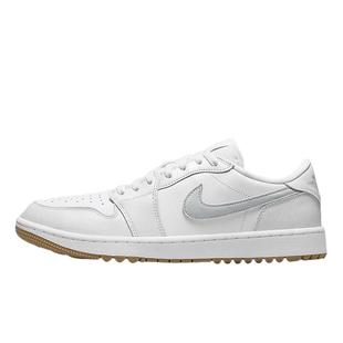 耐克男鞋AIR Jordan 1 AJ1白色高尔夫球鞋缓震低帮板鞋DD9315-111