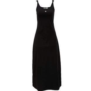 【遛弯裙】ONLY2025春夏新款通勤百搭收腰修身长款吊带连衣裙女