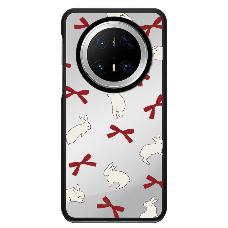 蝴蝶结兔子玛丽猫大眼睛适用于华为Mate80 Pro Max磁吸mate70 60Pro+手机壳防摔保护套