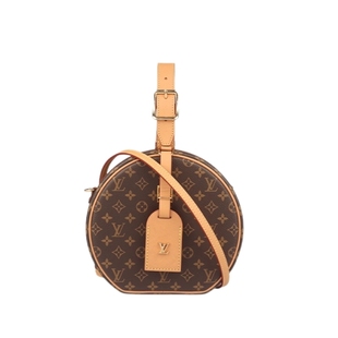 中古9新LV路易威登PETITE BOITE CHAPEAU老花斜挎二手奢侈品包包