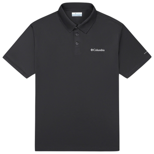 Columbia哥伦比亚户外26春夏新品男子吸湿速干短袖POLO衫AJ3614
