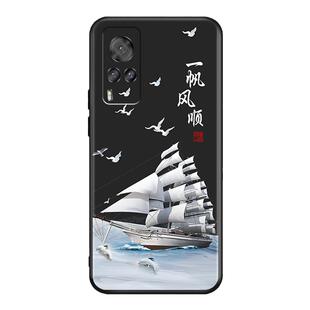 luckrider适用于vivox60直屏版手机壳v2046a软硅胶保护套vovo维沃x60全包防摔外壳vivix60复古民族风v2046a妈