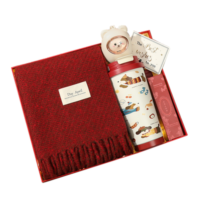 冬季围巾女生高级感伴手礼盒