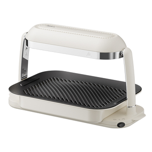 美的照烧炉P06家用无烟感烧烤炉电烤盘烤肉盘煎烤盘户外新年送礼