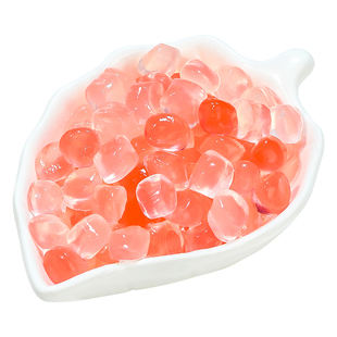 脆啵啵脆波波奶茶店专用原材料小配料寒天晶球爆爆珠多肉蛋糕夹心