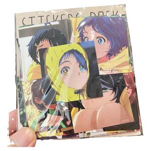 奇蛋物语贴纸可爱大户爱周边川井璃夏手账日记本diy拼贴素材贴画