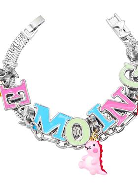 分裂生长字母多巴胺手链