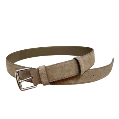 LP皮带男腰带头层牛皮反绒面皮带宽3.5cm Alsavel Belt