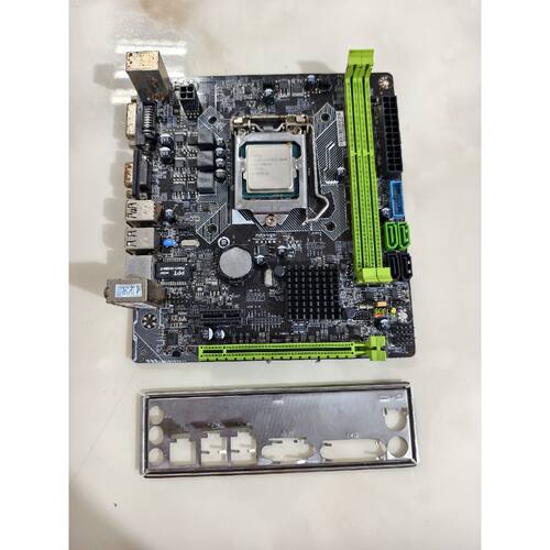 议价拆机主板套装铭瑄MSH81M全固版带G1840处理器维修