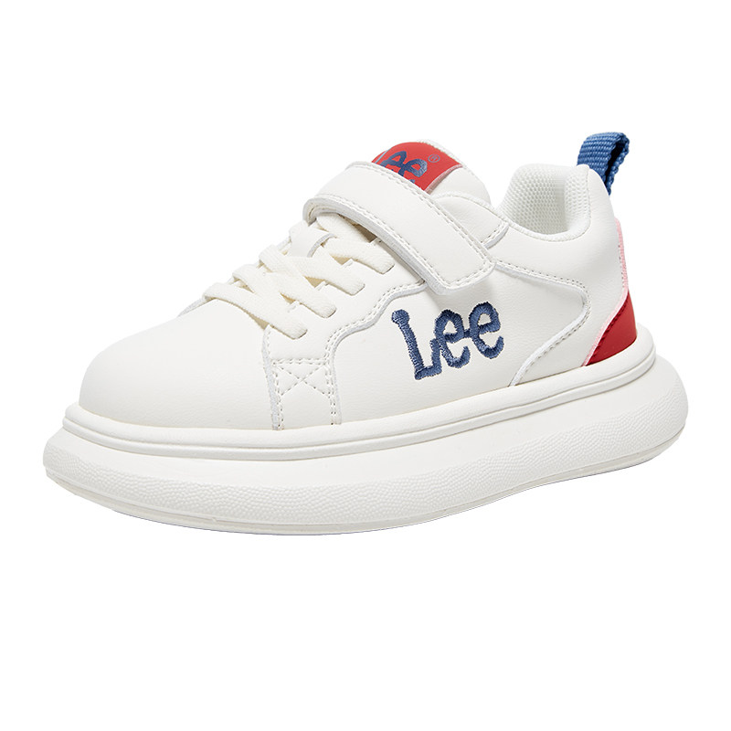 Leekids童鞋儿童运动板鞋小白鞋