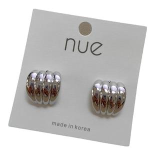 韩国东大门耳饰黑暗荣耀朴妍珍银耳环风吹半夏赵丽颖同款金色耳钉