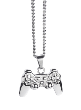 复古嘻哈钛钢游戏机手柄男女项链