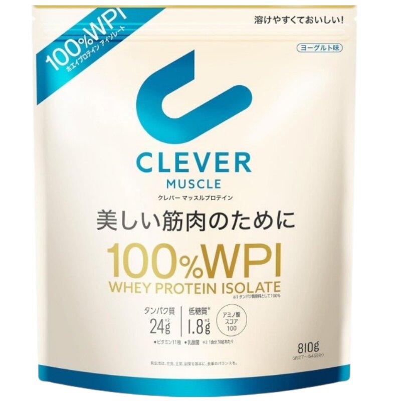 日本代购WPI分离乳清蛋白高纯度健身男女训练营养蛋白质粉酸奶味