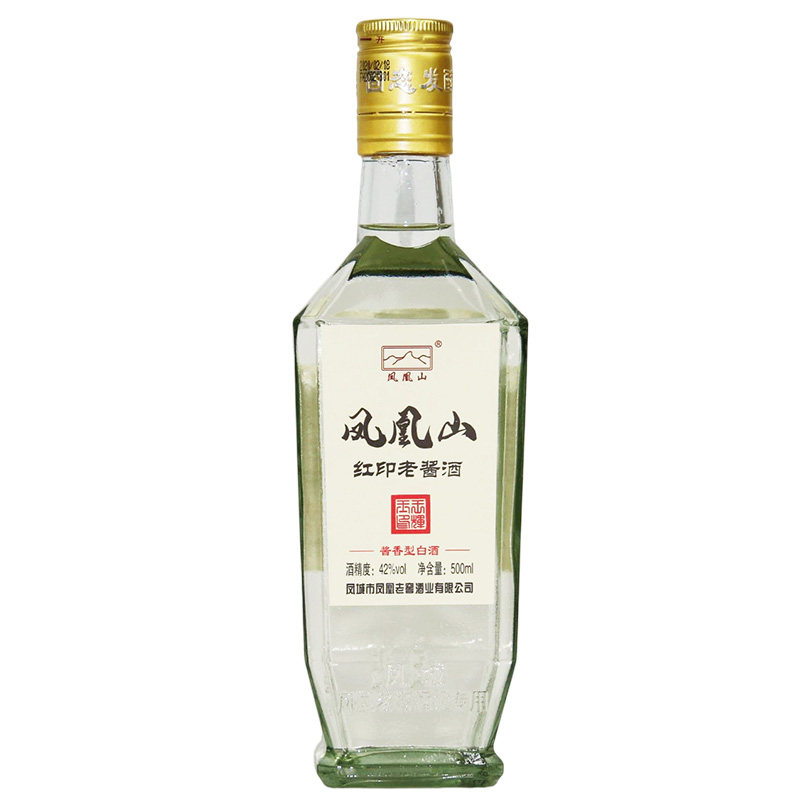 凤凰老窖42度红印酱香型辽宁白酒高度纯粮酿造凤城市产500ml*2瓶