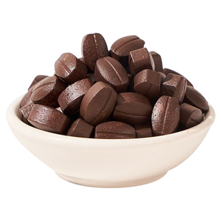 咖啡糖咖啡豆干嚼非提神醒脑特浓醇香糖果适合开车吃的休闲小零食