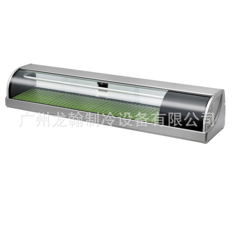 2米出口款寿司柜不锈钢日本料理冷藏设备台式三文鱼寿司冷柜