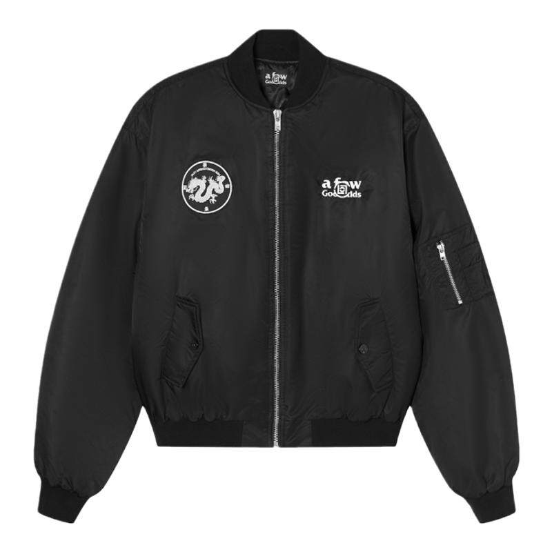AFGKxCLOTTEE联名丝绸MA1棉服