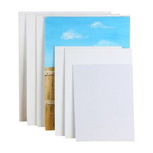 纯棉亚麻油画板油画布板丙烯空白画布画板油画颜料油画画布超薄便携油画画板绘画工具画材儿童美术练习用品