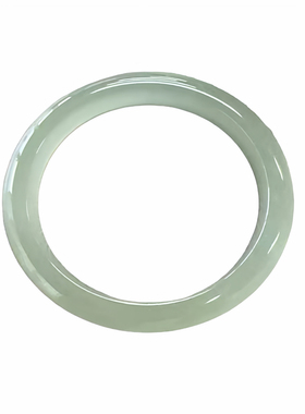 天然东陵玉手镯女款翡翠色平替