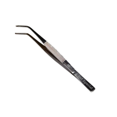 分子料理 后厨CHEF主厨不锈钢工具弯头镊子食品级304专用摆盘镊子