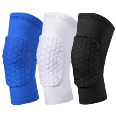 儿童篮球蜂窝防撞短款护膝护腿