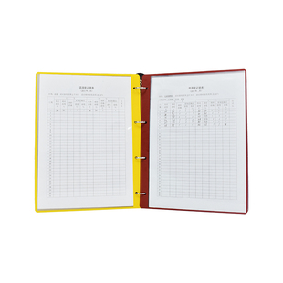 A4壁挂展示文件夹强磁性吸附翻页资料文件套展示架作业指导书文件