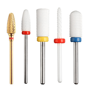 美甲陶瓷打磨头卸甲油胶去死皮修甲金属卸钻头电动打磨机磨头工具