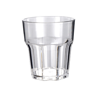 亚克力杯子啤酒杯塑料商用酒吧ktv防摔耐摔透明PC白酒家用八角杯