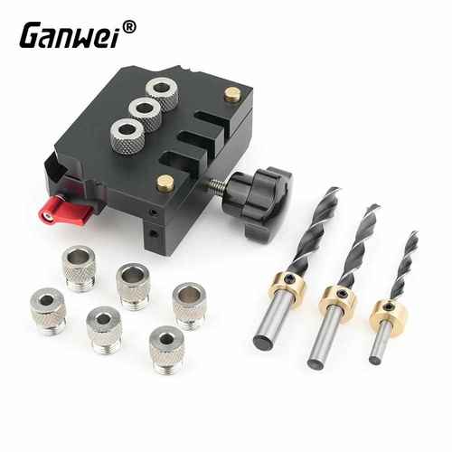 自动分中心圆木榫打孔器拼板多功能木工垂直连接件开孔器木板拼接