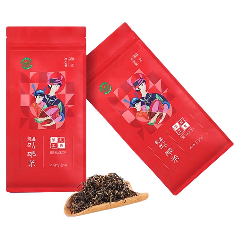 凯鑫茶业姑娘茶红茶云南文山特产浓香型底圩乡茶高品质茶礼伴手礼