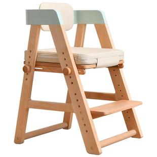 政府补贴儿童餐椅榉木椅家用书桌椅端正坐姿实木类成长椅学习椅