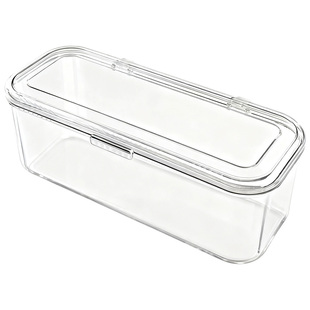 吧唧收纳盒亚克力透明翻盖式防潮徽章动漫周边谷子大容量防尘盒子