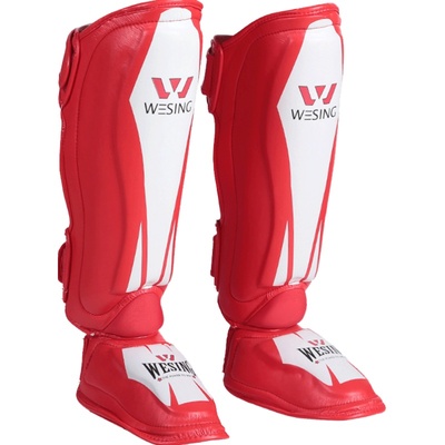 九日山散打连体护胫护脚踝护小腿