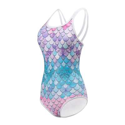 竞速泳衣洲克美人鱼连体少女