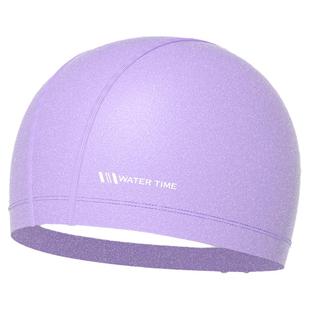 WaterTime泳帽男女款防水不勒头加大长发大头围成人硅胶涂层泳帽