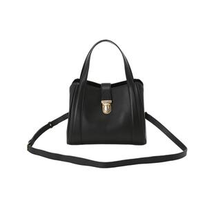 agnès b.皮革中号斜挎包女士通勤单肩包手提包