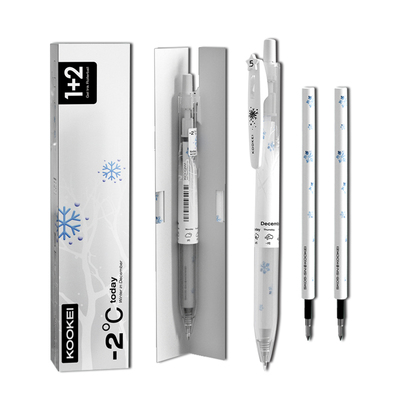 KOOKEI冬雪中性笔1+2套装