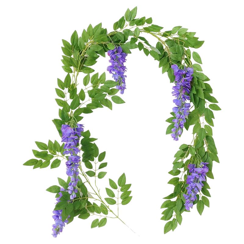 仿真紫藤花假花藤条装饰花