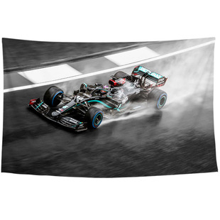 法拉利刘易斯汉密尔顿F1赛车手周边粉丝应援手横幅海报背景布挂布