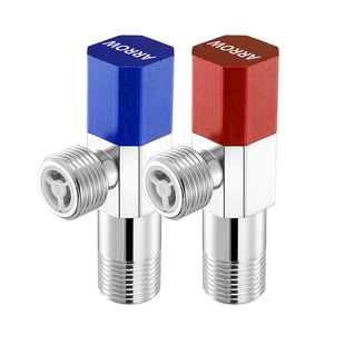 箭牌角阀全铜三角阀陶瓷阀芯马桶止逆阀热水器冷热水球阀一进二出