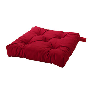 纯棉餐椅垫办公室久坐屁股软垫透气坐垫飘窗垫沙发垫定制两件包邮