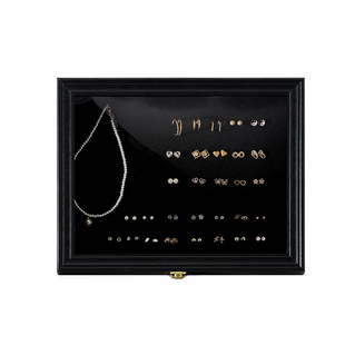 首饰收纳展示盒子透明翻盖相框金属徽章像章陈列盒创意纪念收集板