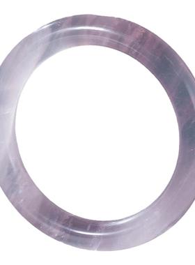 天然粉水晶手镯送妈妈