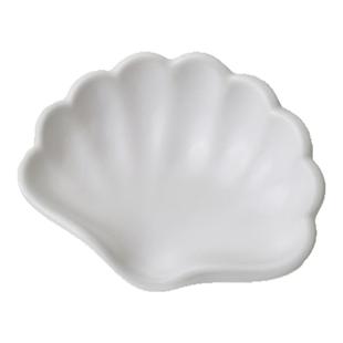 贝壳肥皂碟陶瓷高级轻奢创意可爱的肥皂盒沥水家用高档香皂置物架